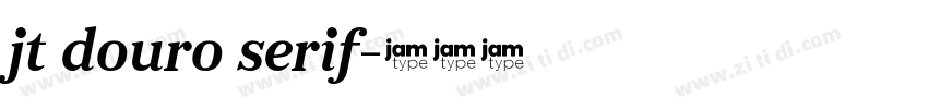 jt douro serif字体转换